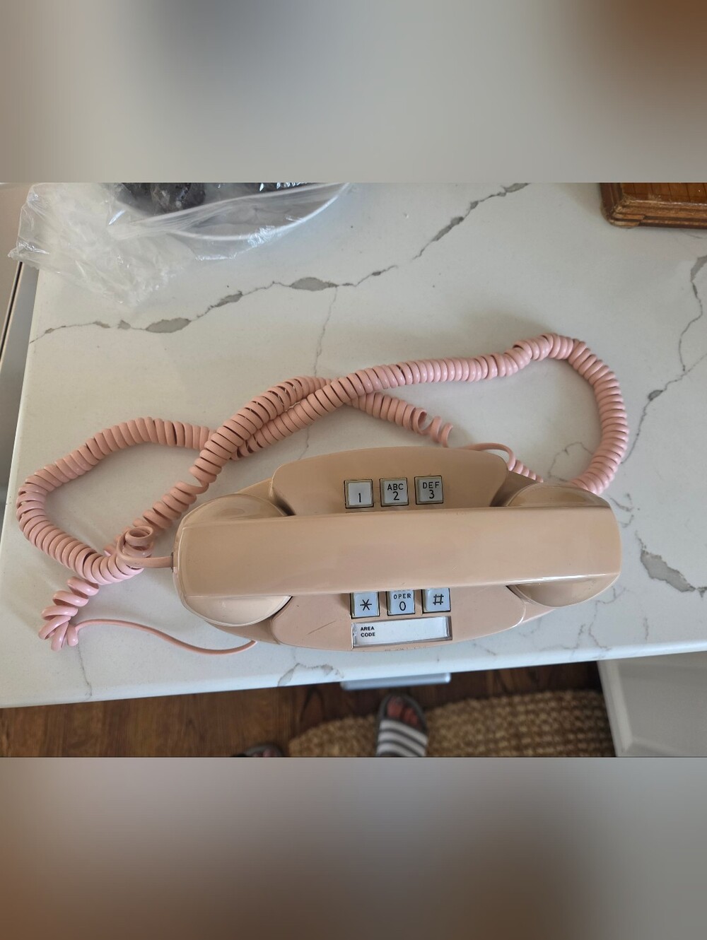 Vintage Princess Pink Corded Phone